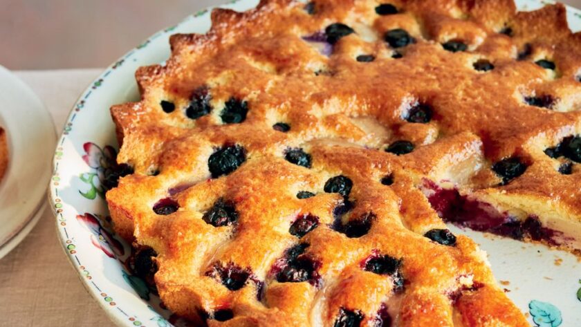 Mary Berry Pear and Blueberry Galette