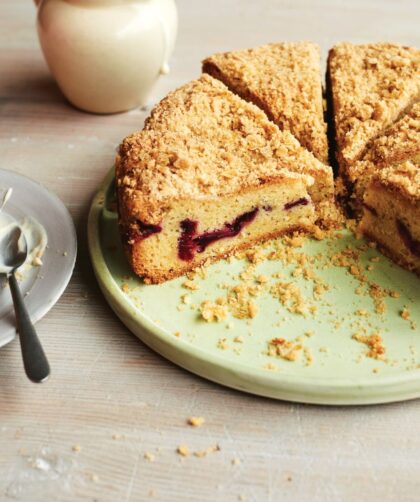 Mary Berry Plum Crumble Cake