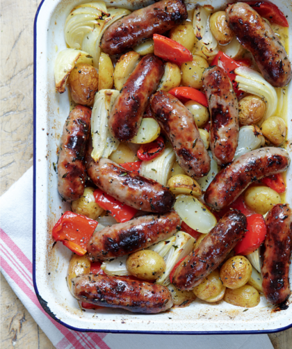 Mary Berry Roasted Sausage and Potato Supper