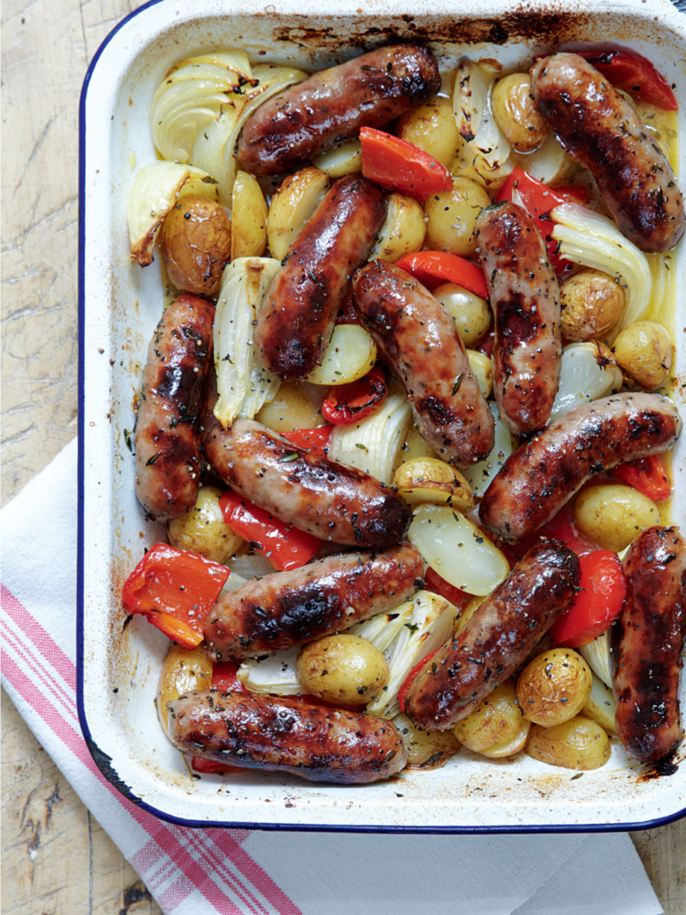 Mary Berry Roasted Sausage and Potato Supper