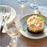 Mary Berry Avocado, Beetroot and Prawn Stack