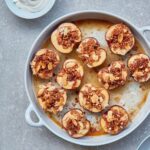 Mary Berry Baked Peaches with Marsala and Almonds