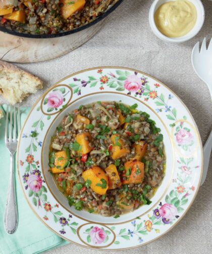 Mary Berry Butternut Squash and Lentil Samb