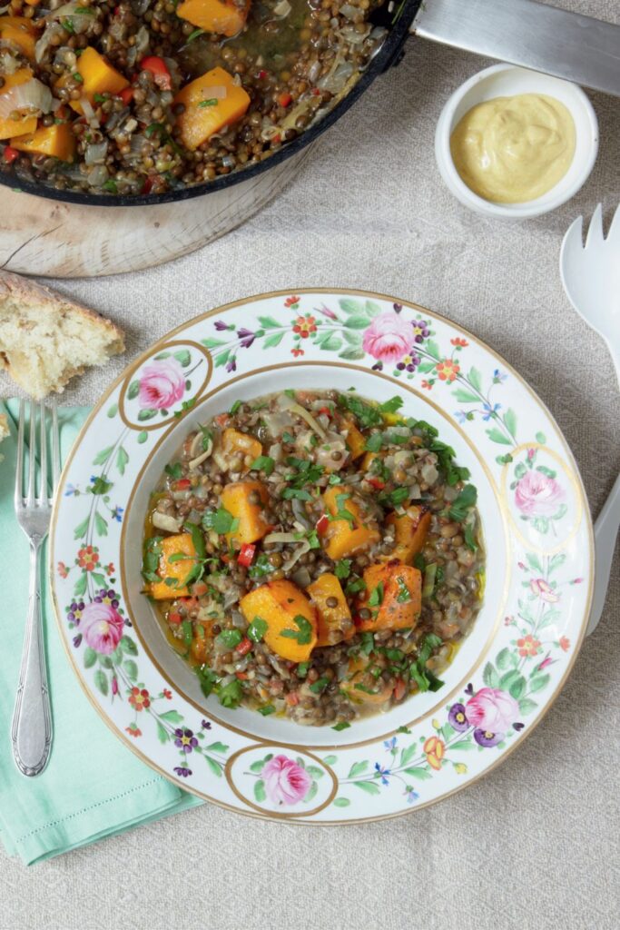 Mary Berry Butternut Squash and Lentil Samb