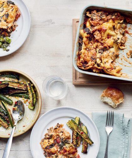 Mary Berry Chicken, Spinach and Tomato Lasagne