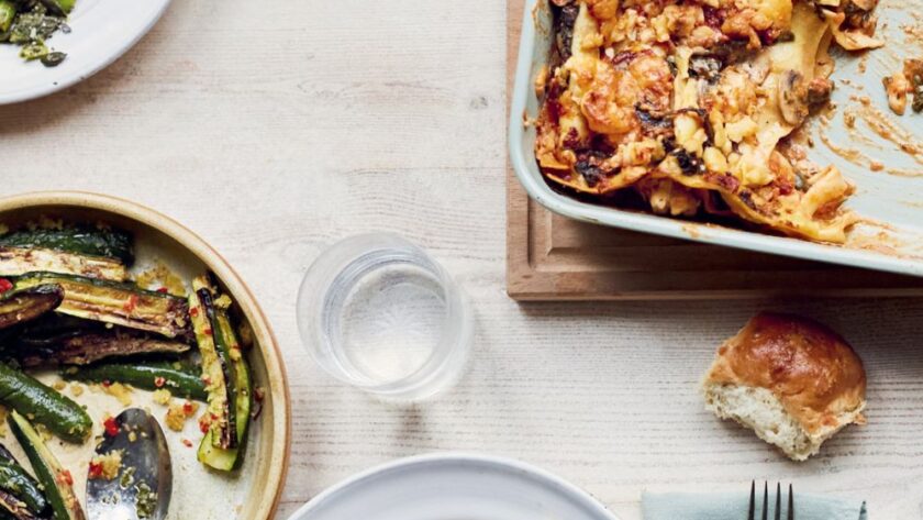 Mary Berry Chicken, Spinach and Tomato Lasagne