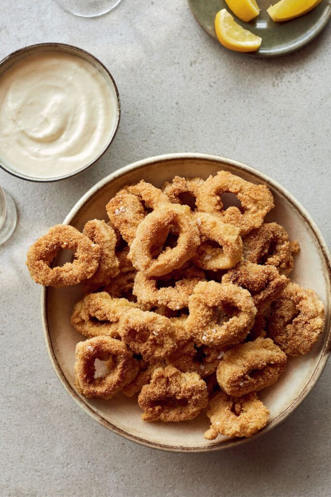 Mary Berry Crispy Squid With Aioli