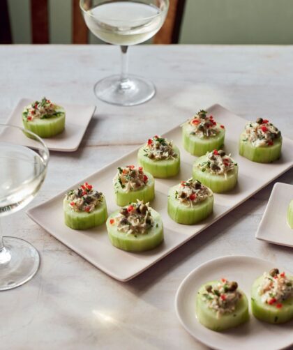 Mary Berry Cucumber and Crab Bites