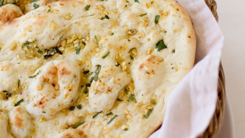 Mary Berry Garlic Parsley Flatbread