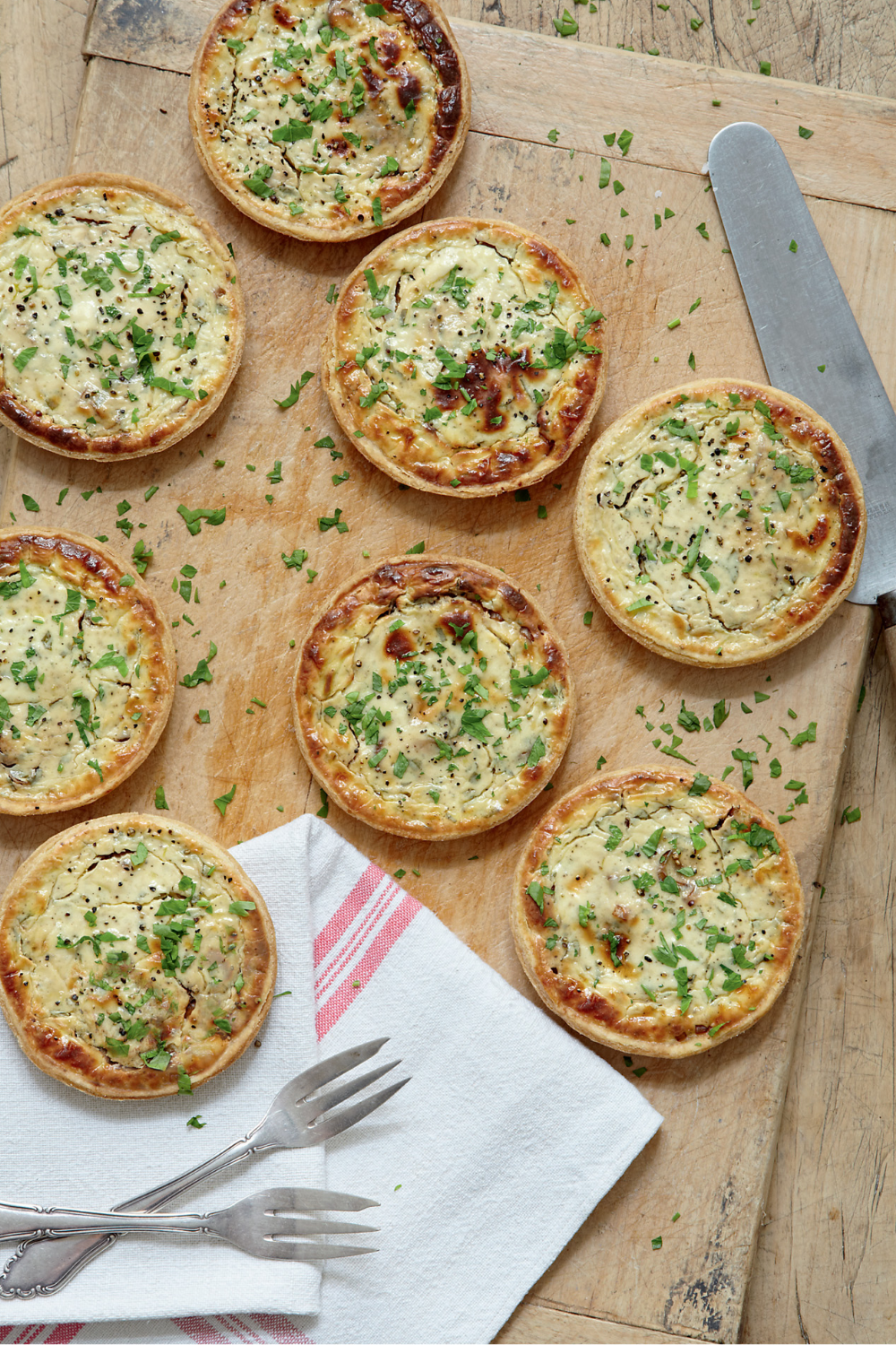 Mary Berry Goats Cheese and Shallot Tart With Walnut Pastry