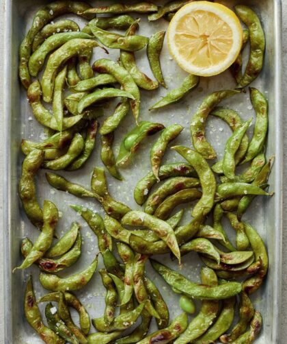 Mary Berry Grilled Lemon Edamame Beans