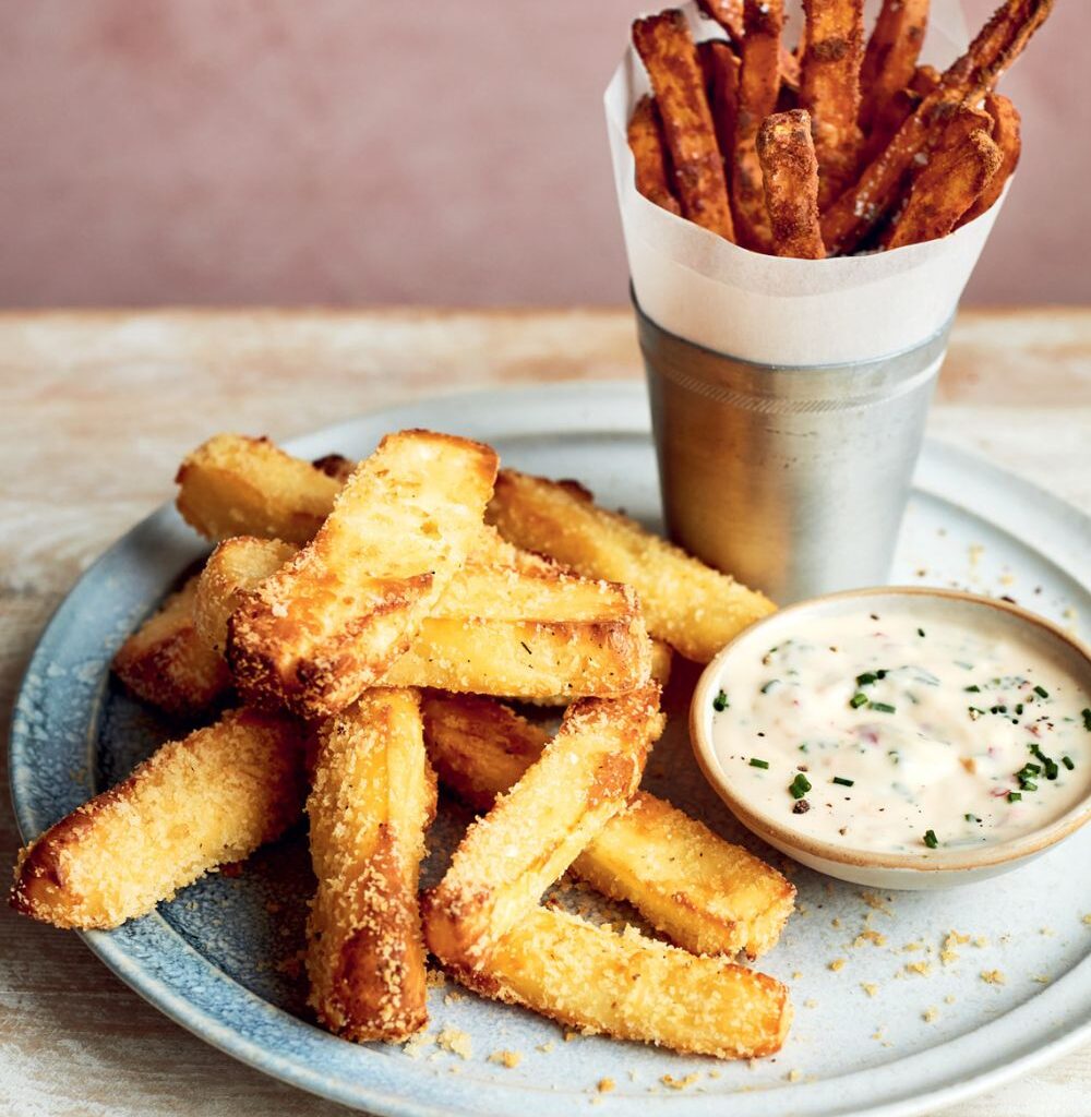 Mary Berry Halloumi and Sweet Potato Fries