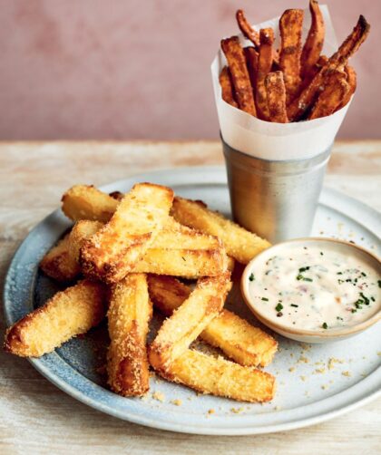 Mary Berry Halloumi and Sweet Potato Fries