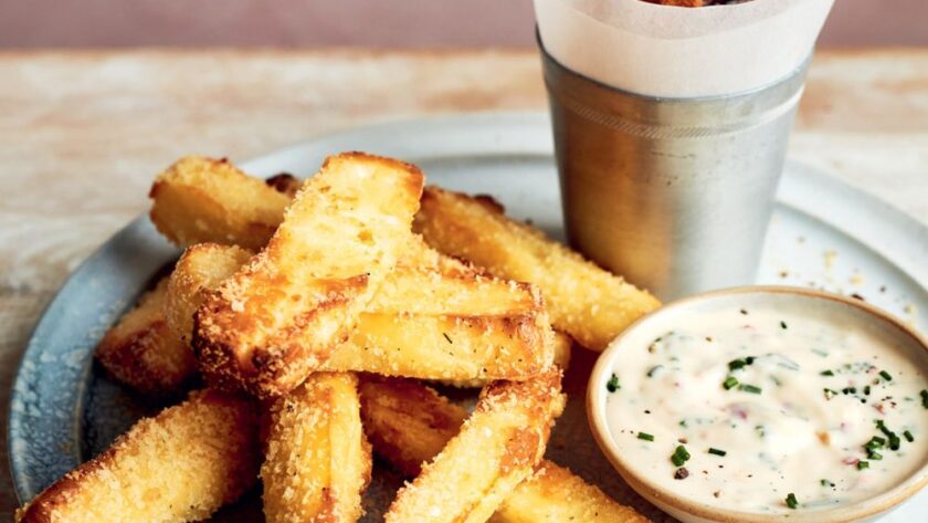 Mary Berry Halloumi and Sweet Potato Fries