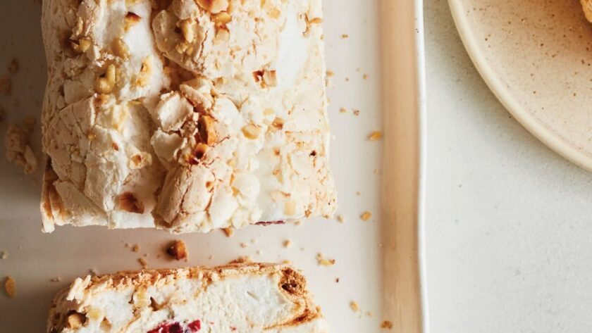 Mary Berry Hazelnut Meringue Roulade