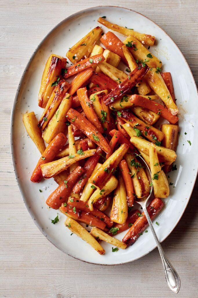 Mary Berry Honey Roasted Carrots and Parsnips