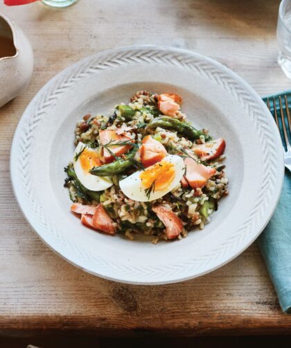 Mary Berry Hot Smoked Salmon Rice and Asparagus Salad