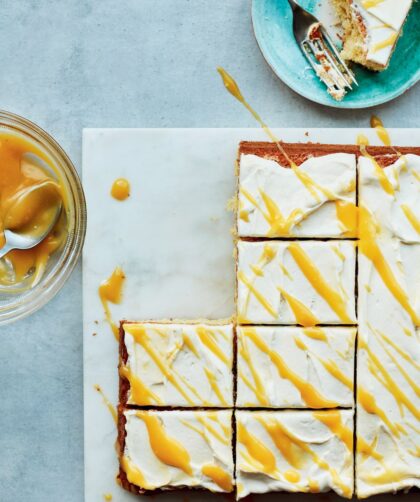 Mary Berry Lemon and Passion Fruit Traybake