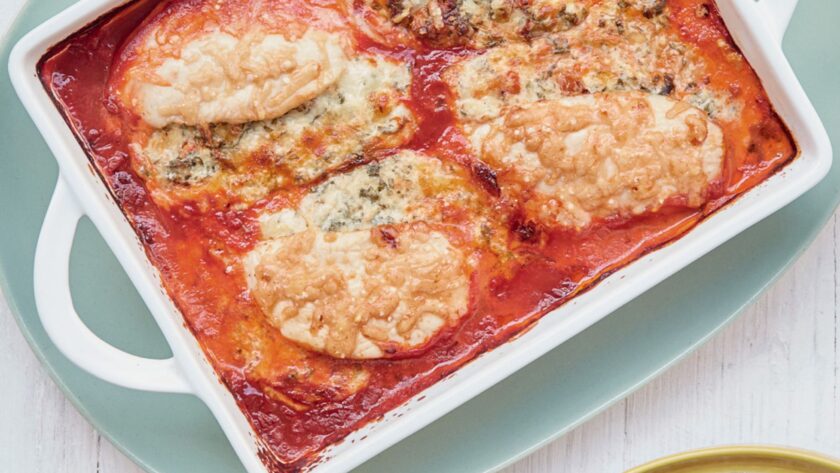 Mary Berry Midweek Chicken Mozzarella and Tomato Bake