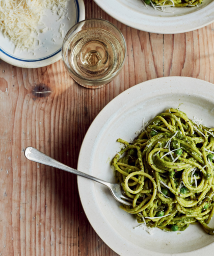 Mary Berry Pea and Pesto Spaghetti