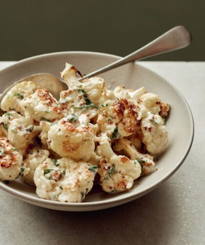 Mary Berry Roasted Cauliflower Salad with Grainy Mustard Dressing