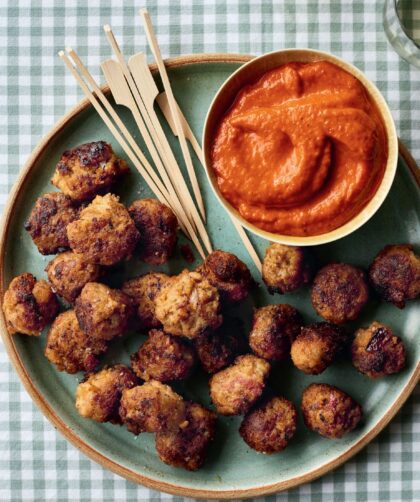 Mary Berry Sausage Nuggets With Red Pepper Sauce