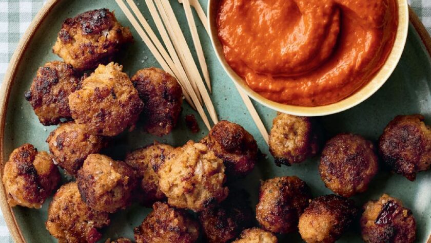 Mary Berry Sausage Nuggets With Red Pepper Sauce