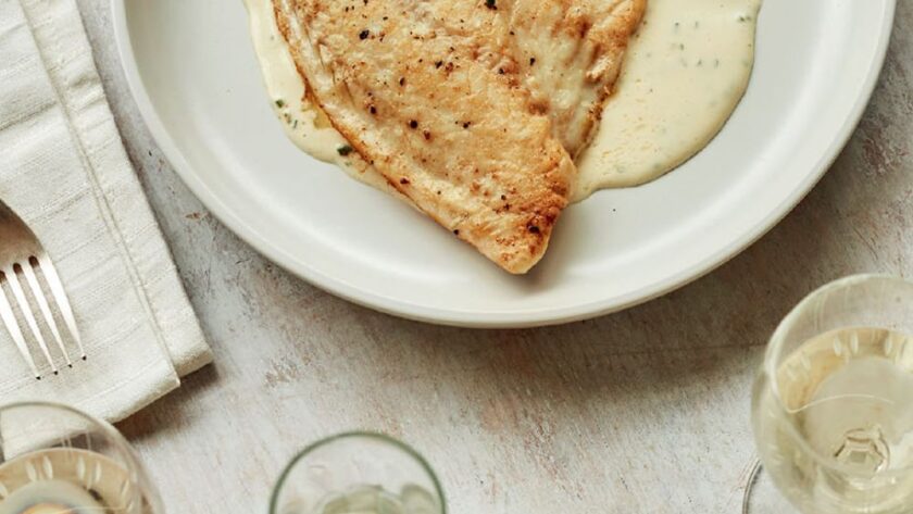 Mary Berry Sea Bream and Chive Cream Sauce