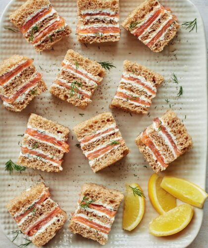 Mary Berry Smoked Salmon Canapé Sandwiches