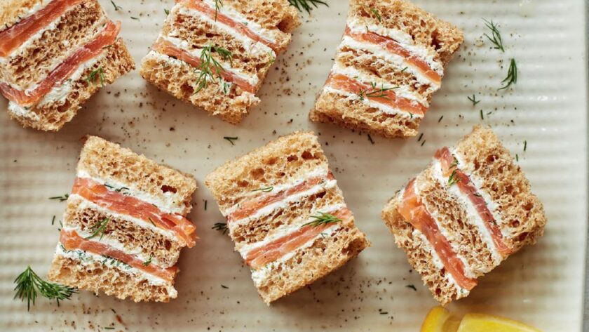 Mary Berry Smoked Salmon Canapé Sandwiches