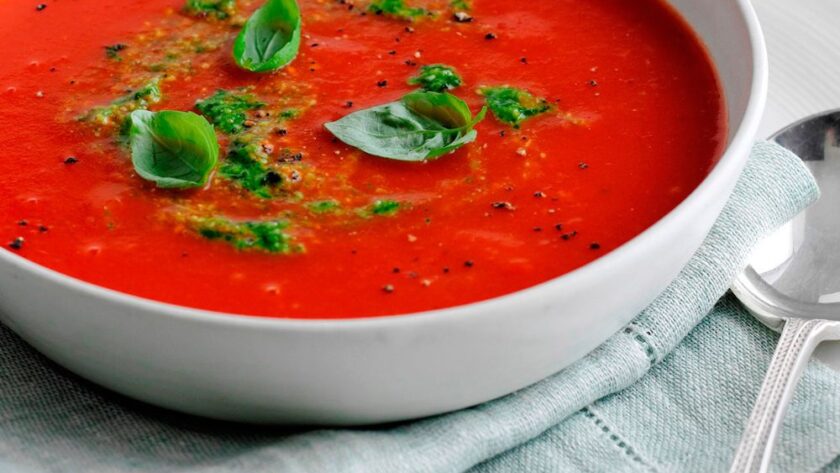 Mary Berry Easy Tomato Soup With Pesto Recipe