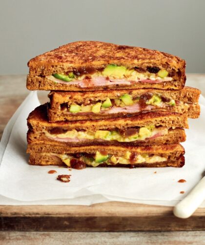 Mary Berry Eggy Bread Avocado and Ham Sandwich