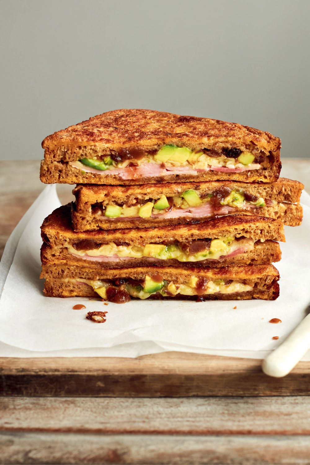 Mary Berry Eggy Bread Avocado and Ham Sandwich