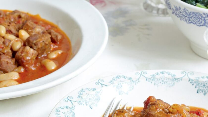 Mary Berry Harissa Spiced Lamb With Cannellini Beans