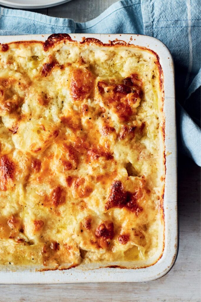 Mary Berry Leek and Potato Gratin