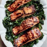 Mary Berry Miso Salmon With Aromatic Spinach