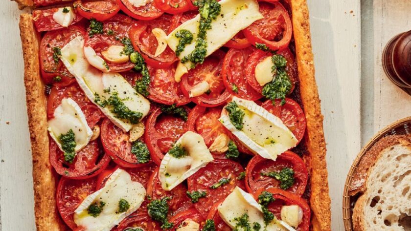 Mary Berry Provence Tomato and Garlic Pistou Tart