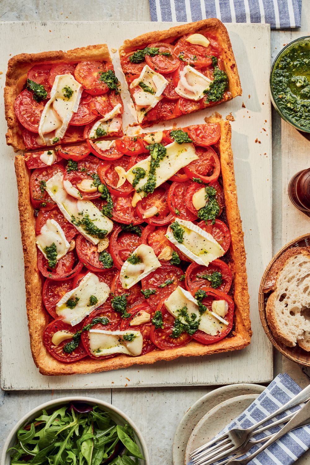 Mary Berry Provence Tomato and Garlic Pistou Tart