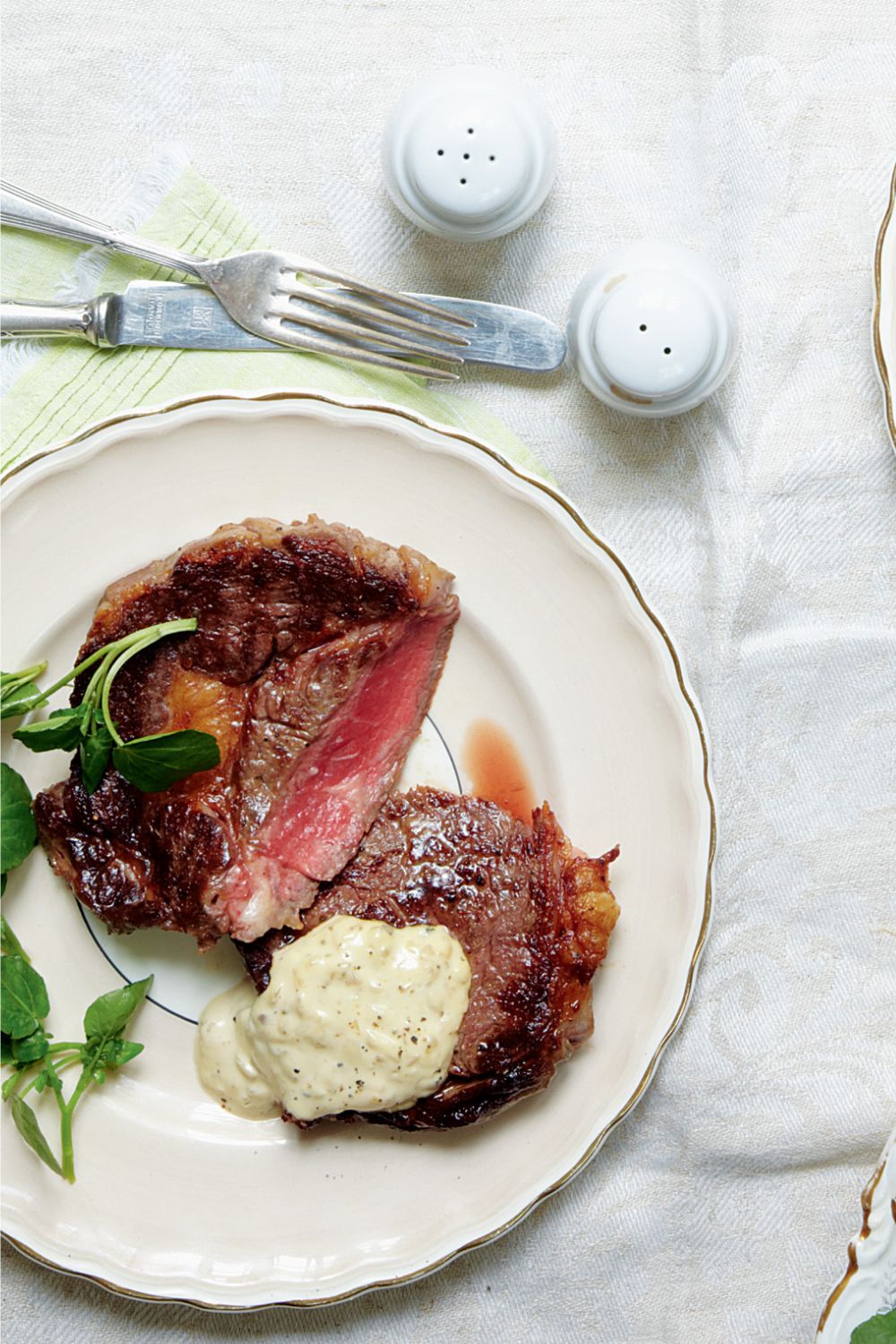 Mary Berry Rib-eye Steak With Green Peppercorn Sauce