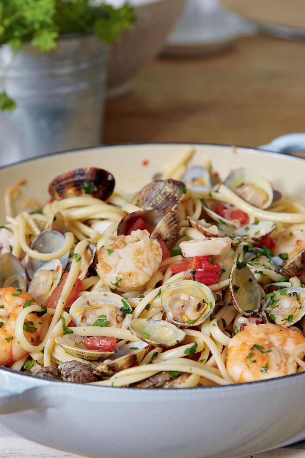 Mary Berry Seafood Linguine with Fresh Tomato Sauce