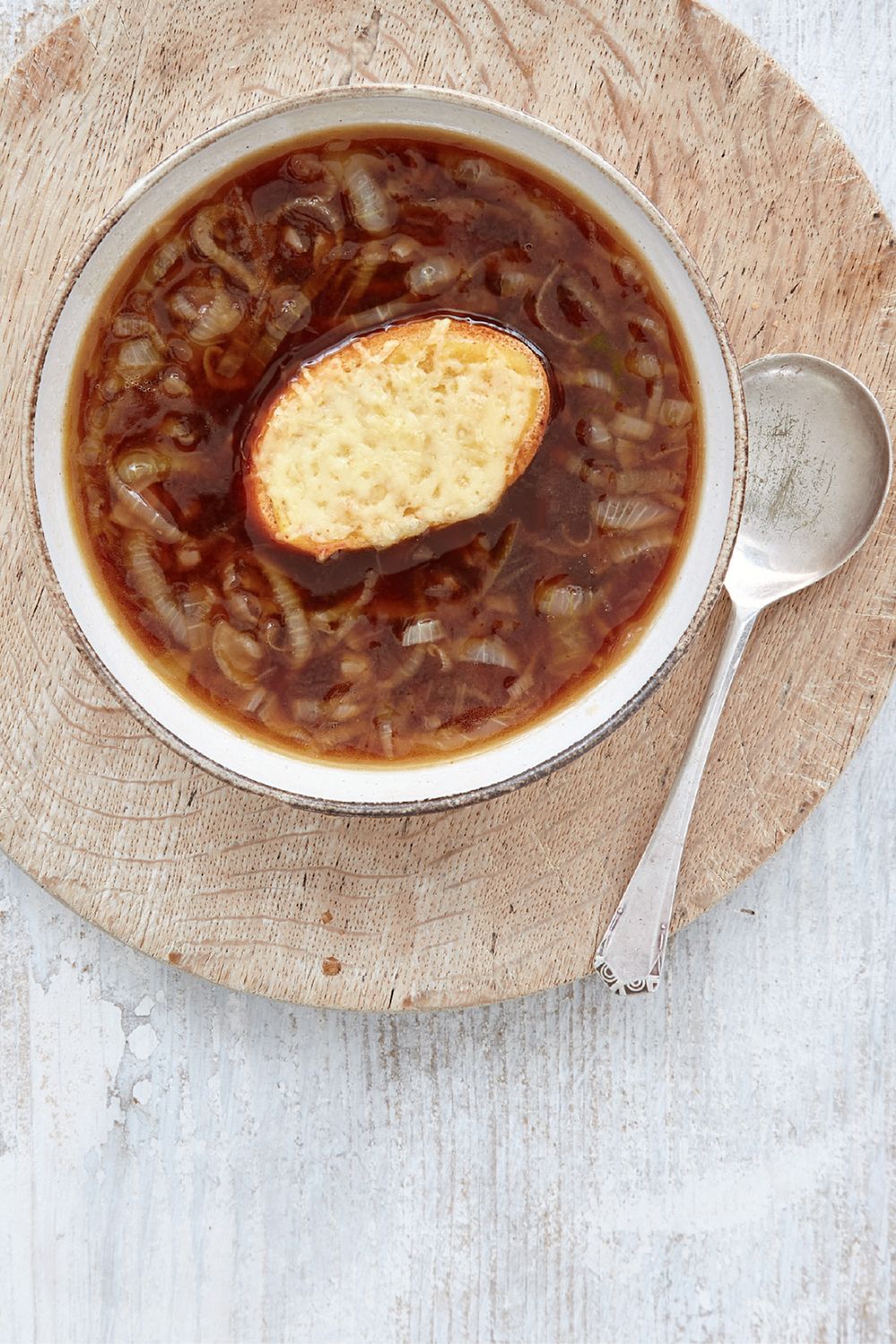 Mary Berry French Onion Soup With Mustard Cheese Croûtes