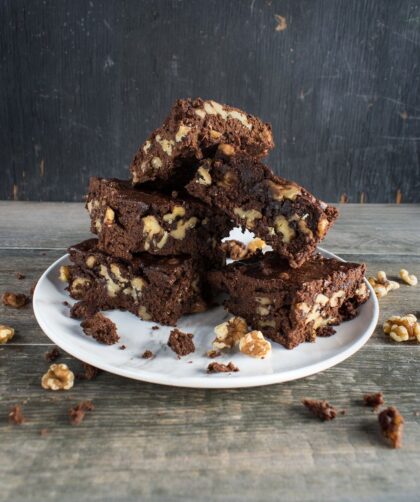 Walnut and Chocolate Brownies