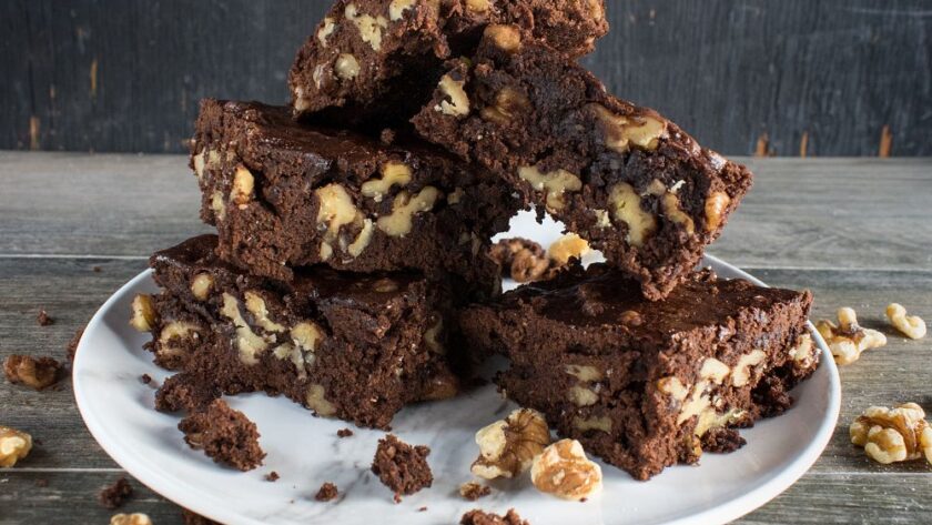 Walnut and Chocolate Brownies