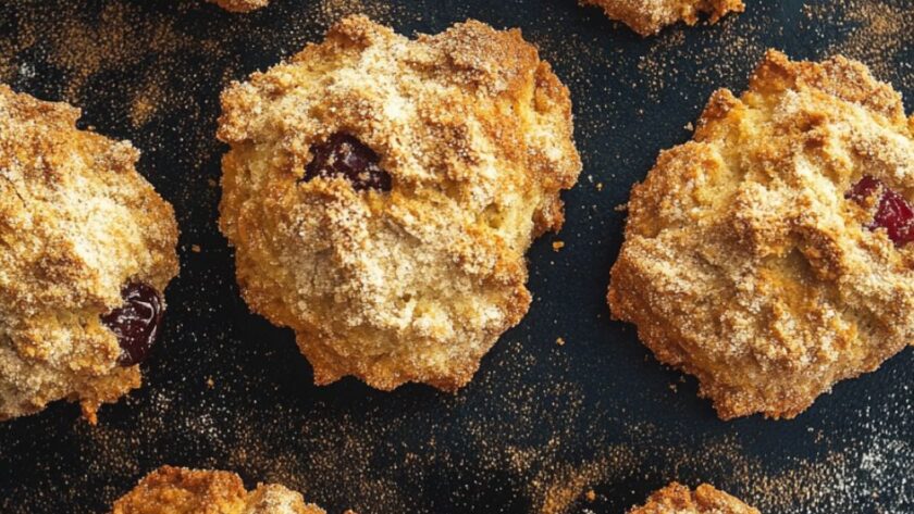 Mary Berry Cherry Rock Cakes