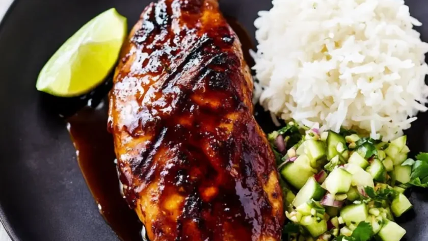 Mary Berry Glazed Chicken with Cucumber Salsa