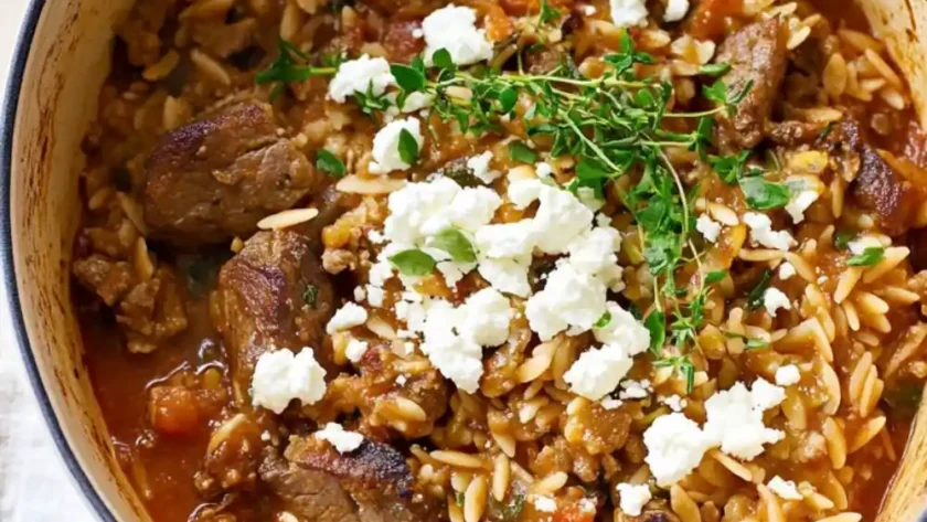 Mary Berry Greek Lamb Pilaf With Orzo