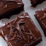 Mary Berry Iced Chocolate Traybake With Fudge Icing