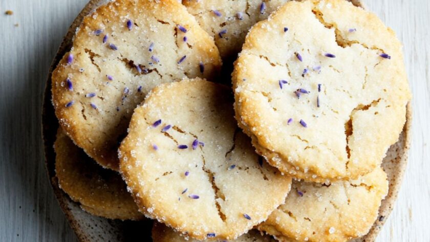 Mary Berry Lavender Shortbread Biscuits