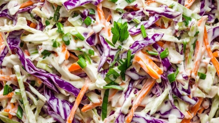 Mary Berry Rainbow Coleslaw