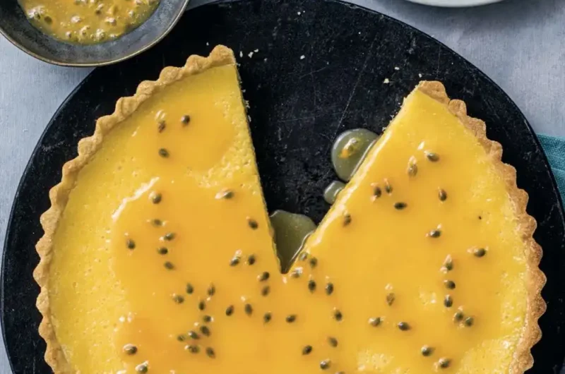 Mary Berry Lemon Tart With Lemon Passion Fruit Curd